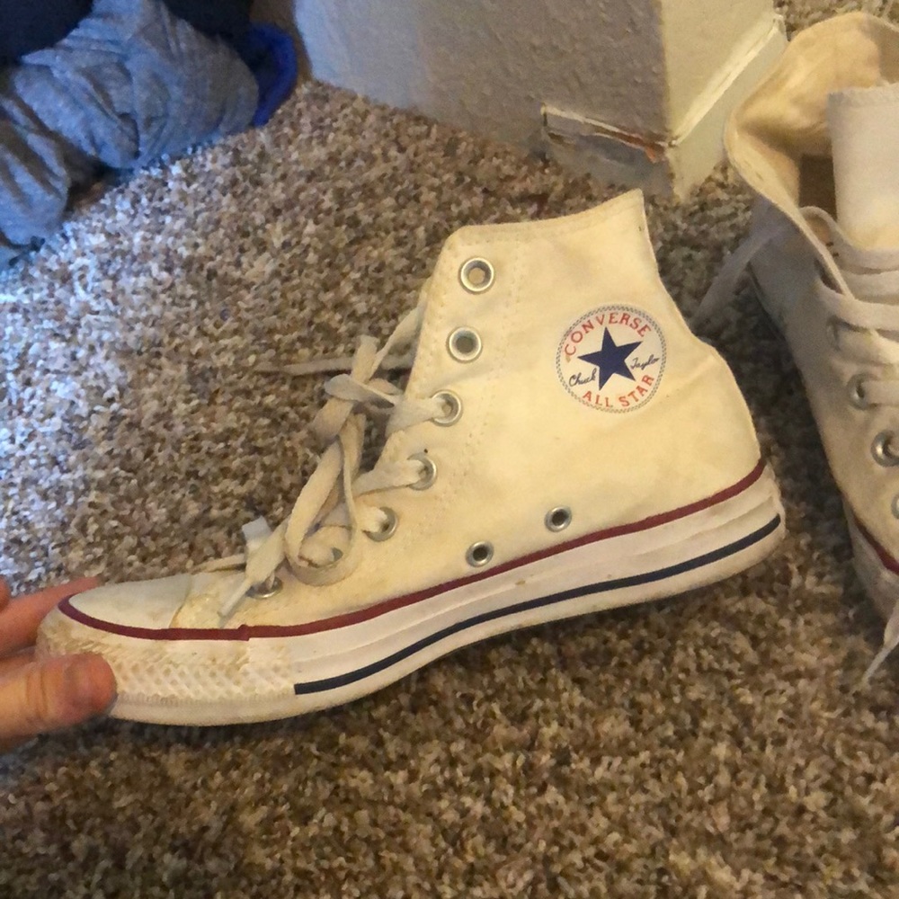 White high top converse